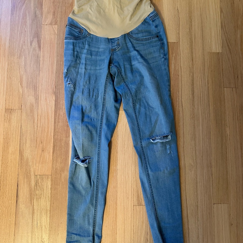 Motherhood Maternity Indigo Blue Jeans